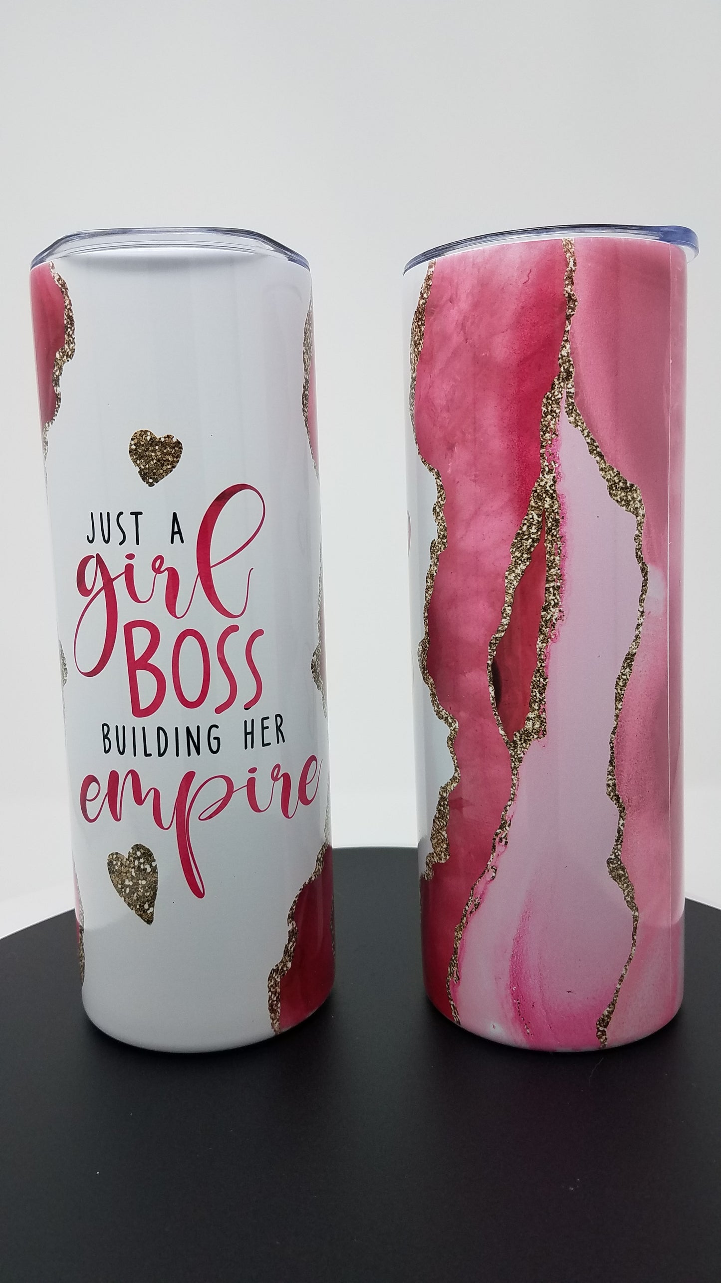 Just a Girl Boss... - 20oz Stainless Tumbler