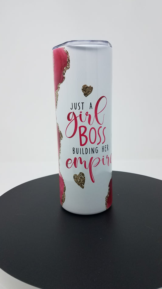 Just a Girl Boss... - 20oz Stainless Tumbler