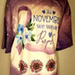 In November We Wear Purple (Epilepsy) - Bleached Sublimation T-Shirt