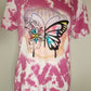 Butterfly Dream Catcher - Bleached Sublimation T-Shirt