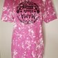 Upside Down - Mama Needs Coffee - Bleached Sublimation T-Shirt