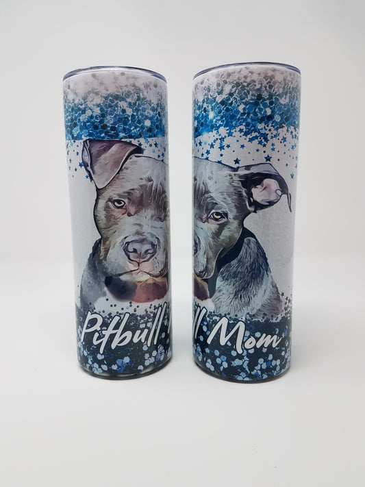 Pitbull Mom - 20oz Stainless Tumbler