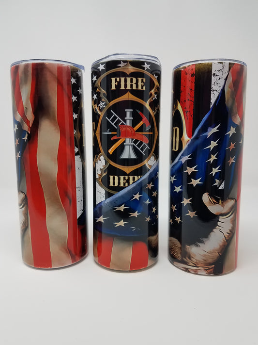 Fire Dept - 20oz Stainless Tumbler