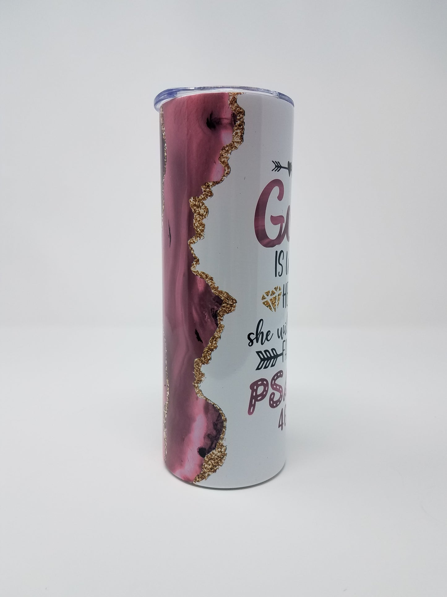 God is within her... - 20oz Stainless Tumbler